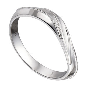 Nhẫn cưới vàng trắng 14k 91965.001